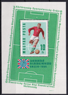 MiNr. Block 53 Ungarn 1966, 16. Mai. Blockausgabe: Fußball-Weltmeisterschaft, England - Postfrisch/**/MNH - 1966 – Engeland