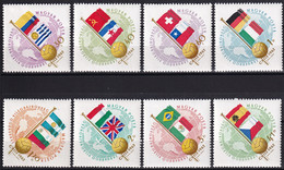 MiNr. 1830 - 1838 Ungarn1962, 21. Mai. Fußball-Weltmeisterschaft, Chile  - Postfrisch/**/MNH - 1962 – Chili