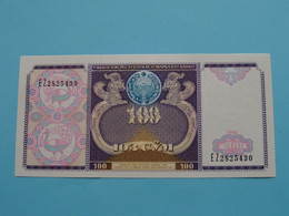 100 Sum ( EZ2825430 ) UZBEKISTAN - 1994 ( For Grade, Please See Photo ) UNC ! - Oezbekistan