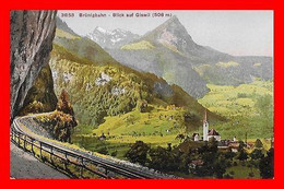CPA GISWIL (Suisse) Brünigbahn ( Ligne Lucerne à Interlaken). Blick Auf Giswil...O1345 - Giswil