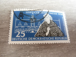 Ddr - Leipziger Herbstmesse - Val 25 - Bleu Et Noir - Oblitéré - Année 1958 - - Gebraucht