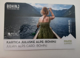 Bohinj Parking Card Ticket For Parking Used Ticket - Other