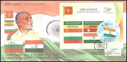 India 2022 Pingali Venkaiah Special Cover With Matching Stamp Of Pingali Venkaiah  Indian Flag (**) Inde Indien - Lettres & Documents