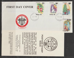 Australia Hutt River Province 1982 Christmas FDC - Werbemarken, Vignetten