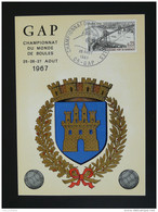 Carte Postcard Championnat Du Monde Petanque 05 Gap 1967 - Bocce