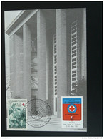 Carte Maximum Card Congrès Secourisme Croix Rouge Red Cross 1967 - Secourisme