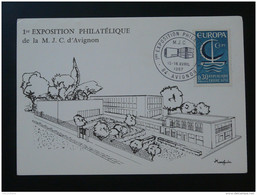 Carte Maximum Card Exposition Philatélique Avignon 1967 - Autres & Non Classés