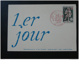 Carte Maximum Card Ed. Publicitaire Servier Violon Violoniste Croix Rouge Dieppe 1967 - Music