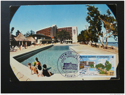 Carte Maximum Card Hotel Chateau Royal Nouvelle CAledonie 1975 - Maximum Cards