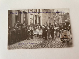 Brugge  FOTOKAART  Processie 6 Mei 1918  Sint Joorissstraat  EERSTE WERELDOORLOG - Brugge