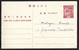 MALACCA. N°30 De 1943-5 Pré-imprimé Sur Entier Postal. - Malacca