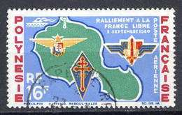 POLYNESIE < PA 8 Ø Oblitéré Ø Used -- RALLIEMENT FRANCE LBRE - Used Stamps