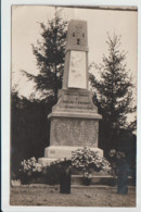 25 - BOUCLANS Et VAUCHAMPS - CARTE PHOTO - Monument Aux Morts. CPA écrite Au Verso (1922) - Autres & Non Classés