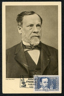 FRANCE (2022) Carte Maximum Card - Louis Pasteur, Année Pasteur, Pour Les Chômeurs Intellectuels, Laboratory Laboratoire - 2020-…