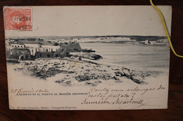 Cpa Ak 1904 Lazareto En El Puerto Mahon Menorca Espagne Spana Spain France Le Portel Minorque Impreso - Altri & Non Classificati