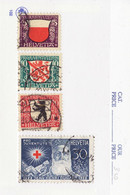 6518) Switzerland 1928 Set  Postmark Cancel - Usados
