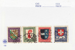6532) Switzerland 1926 Pro Juventute Set  Postmark Cancel - Usados
