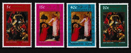 1971 Montserrat, Mi: 255**-258** Y&T: 256**-259** Ostern - Easter.Gemälde Von Van Hemessen + Orcagna - Easter