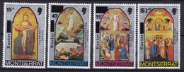 1976 Montserrat, Mi: 333**-336** Y&T: 334**-337** Ostern - Easter. Gemälde Von Andrea Di Cione, Genannt Orcagna, - Pascua