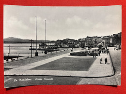 Cartolina - La Maddalena - Piazza Comando - 1950 Ca. - Sassari