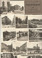 Saarbrücken Saar Saargebiet ~1920 Altes Fotomäppchen Mit 15 Fotos Dabei Viel Oldtimer Strassenbahn Pp - Saarbruecken