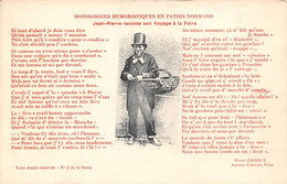 Divers  Non Classé.   14   Normandie.  Lot De 4 Cartes   Monologues Humoristiques   H. Ermice   (voir Scan) - Autres & Non Classés