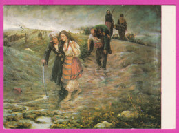 278642 / Pleven, Bulgaria Painter Art Sasho Rachev - "Help For The Liberators" Carrying The Wounded Soldiers PC - Bulgaria