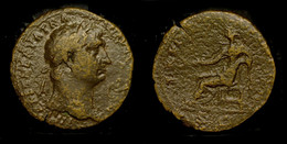 Trajan Emperor Emperor From 98 To 117, Sestertius, Roma, Bronze Coin, Original 100%,,,Free Shipping - Les Flaviens (69 à 96)