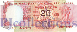 INDIA 20 RUPEES ND PICK 82k UNC W/PINHOLE - India