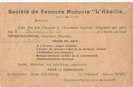 Société De Secours Mutuels L'Abeille - Gerpinnes - Gerpinnes