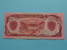 100 Afghanis () Da Afghanistan Bank ( Voir / See > Scans ) UNC ! - Afghanistan
