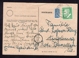 Bund Michel Nummer 209 Einzelfrankatur 1955 - Other & Unclassified