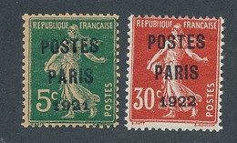 FB-610: FRANCE: Lot Avec PREO N°26** 32* Probablement Fausse Surcharge - 1893-1947