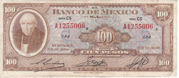 BILLETE DE MEXICO DE 100 PESOS DEL 27 DE DICIEMBRE DE 1950  (BANKNOTE) - Mexico