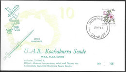 Australia Space Cover 1971. Kookaburra Rocket Launch Woomera ##03 - Ozeanien