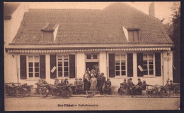 +++ CPA - STROMBEEK - Dry Pikkel - Publicité Café Laiterie - Avenue De Meysse - Terrasse Animée - Moto  // - Grimbergen