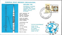 Australia Space Cover 1972. Skylark Rocket Launch. Woomera ##28 - Oceania