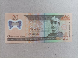 Billete De Republica Dominicana De 20 Pesos Oro, Año 2009, UNC - Dominicaine