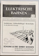 ELEKTRISCHE BAHNEN N°5 - 1955 - Auto En Transport