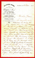 1912 -Lettre à Entête HÖTEL-RESTAURANT SERVANNAIS -St SERVAN (I Et V) -Chambres Confortables -Remises Et Ecuries - Alimentare