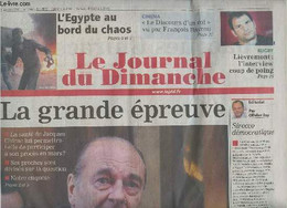 Le Journal Du Dimanche - N°3342 30 Janv. 2011 -L'Egypte Au Bord Du Chaos - Cinéma : "Le Discours D'un Roi" Vu Par Franço - Unclassified