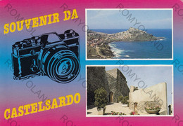 CARTOLINA  CASTELSARDO,SASSARI,SARDEGNA,SOUVENIR,ISOLA,MARE,SOLE,ESTATE,VACANZA,SPIAGGIA,BELLA ITALIA,VIAGGIATA - Sassari