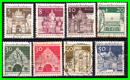 ALEMANIA - (GERMANY) – ( BERLIN SERIE DE SELLOS AÑO 1966 EDIFICIOS“.-) - Gebraucht