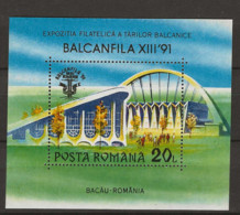 1991 MNH Romania Mi Block 264 Postfris** - Ongebruikt