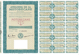 Nouveau Titre - Ateliers De La Motobécane - - Industrie