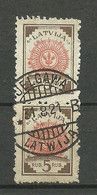 LETTLAND Latvia 1919 O JELGAVA Michel 31 As Pair - Latvia
