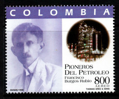 16B- KOLUMBIEN - 1996 - MI#:2025 -MNH- FRANCISCO BURGOS RUBLO - OIL  PIONEERS - Colombia