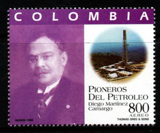 16C- KOLUMBIEN - 1996 - MI#:2026 -MNH- DIEGO MARTINEZ CAMARGO - OIL  PIONEERS - Colombia