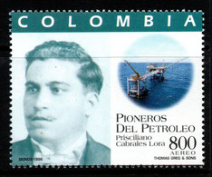 16D- KOLUMBIEN - 1996 - MI#:2027 -MNH- PRISCILIANO CABRALES LORA - OIL  PIONEERS - Colombia