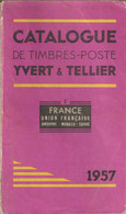 68-sc.6-Libro Filatelia-Yvert Et Tellier 1957-France-Union Francaise-Andorre-Monaco-Sarre-Pag.384 - Collectors Manuals